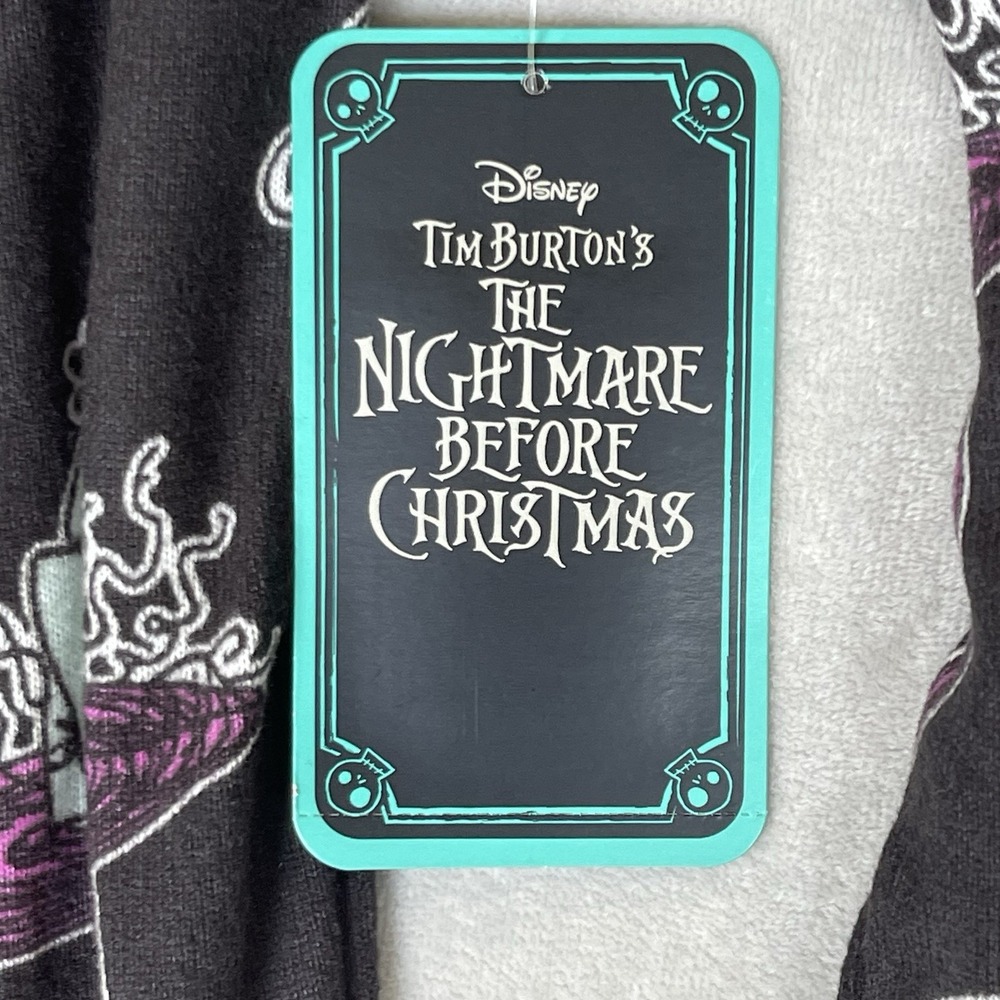 The Nightmare Before Christmas Sleep Shirt Womens XS Jack Skellington Sally - Picture 7 of 11